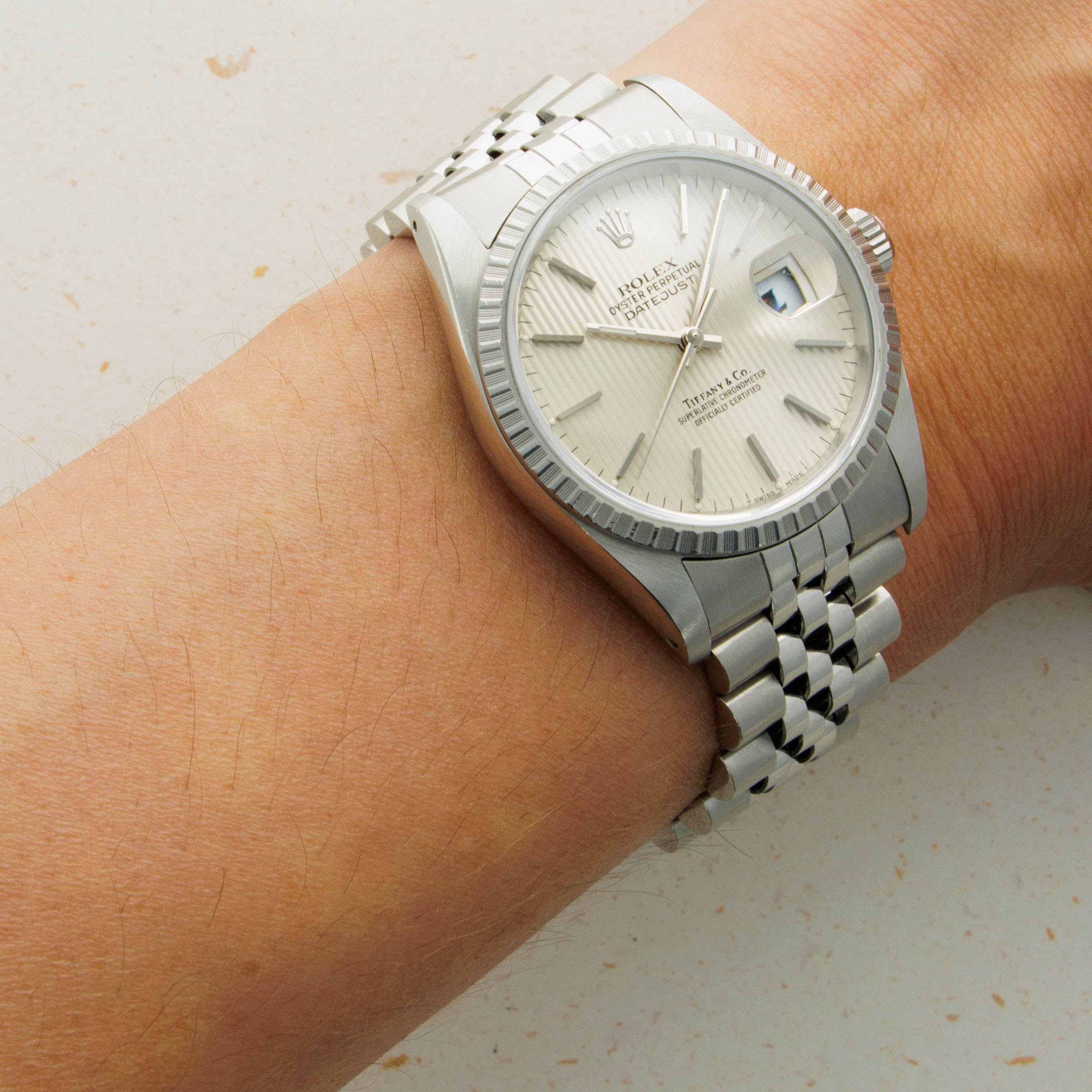 Rolex datejust shop tiffany and co