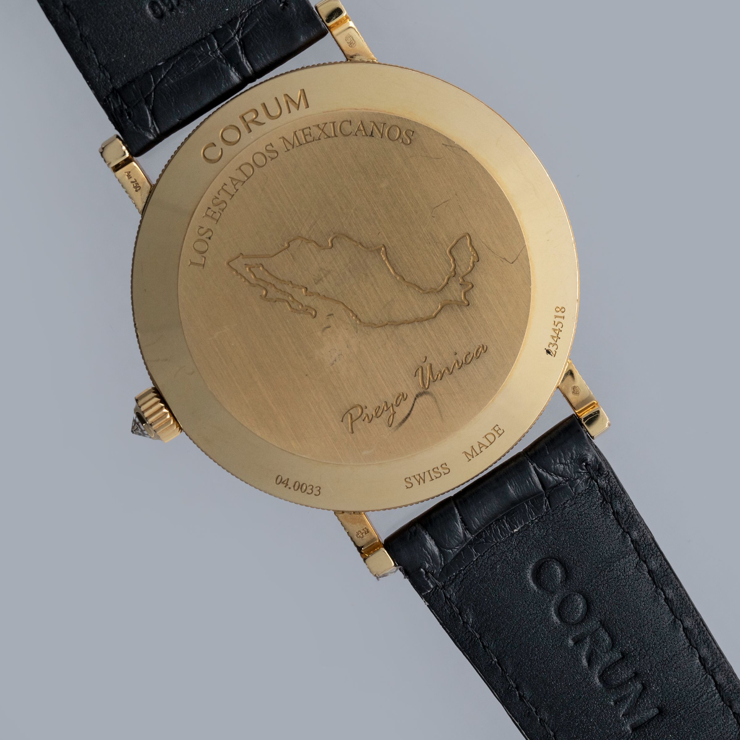 Corum Coin Watch 04.0033 Mexican States Mexico City Edition 18k YG