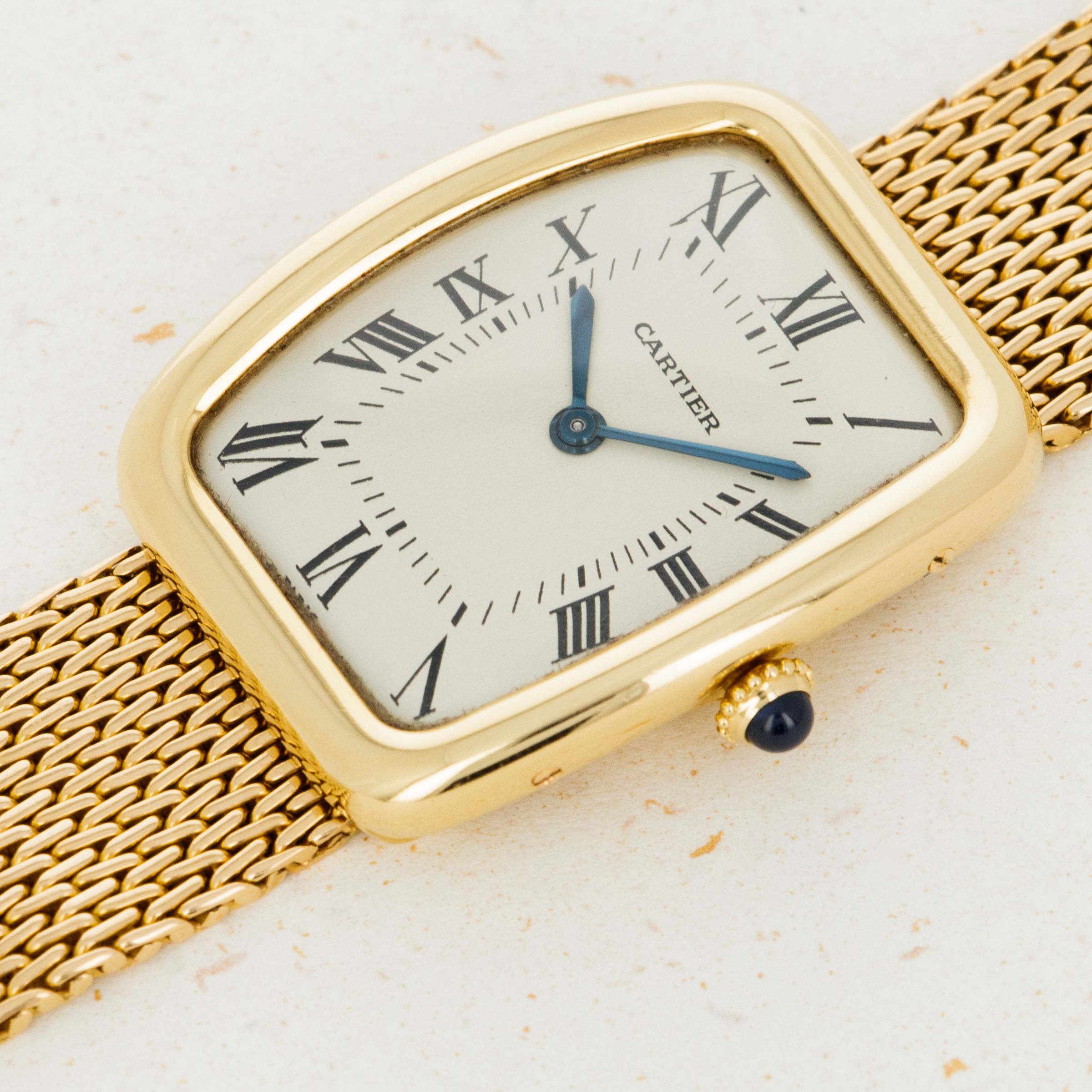 Cartier Tank Incurv e Auctions Loupe This