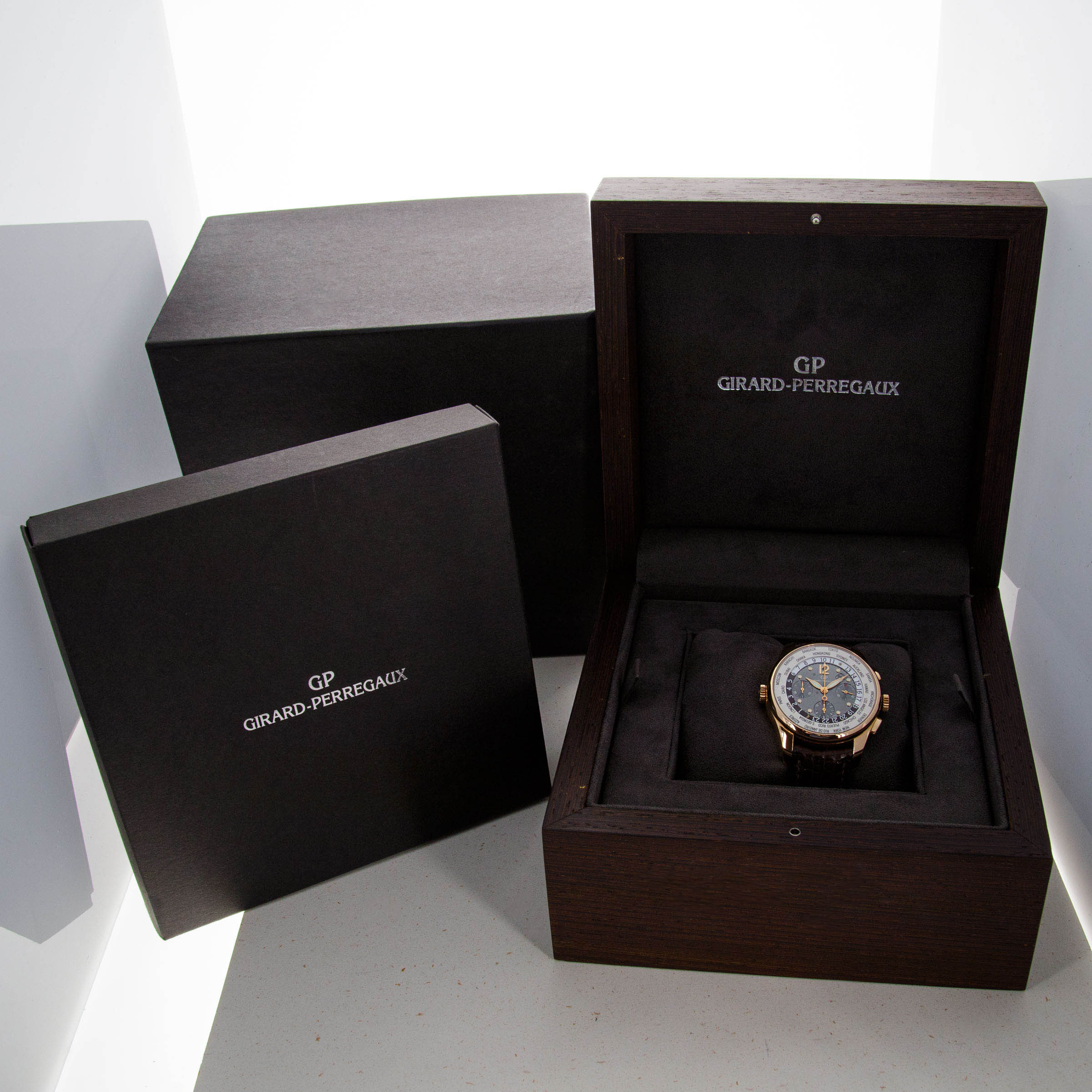 GIRARD-PERREGAUX 時計用ボックス Girard-Perregaux Vintage Stepped Case – Arlington Watch Works