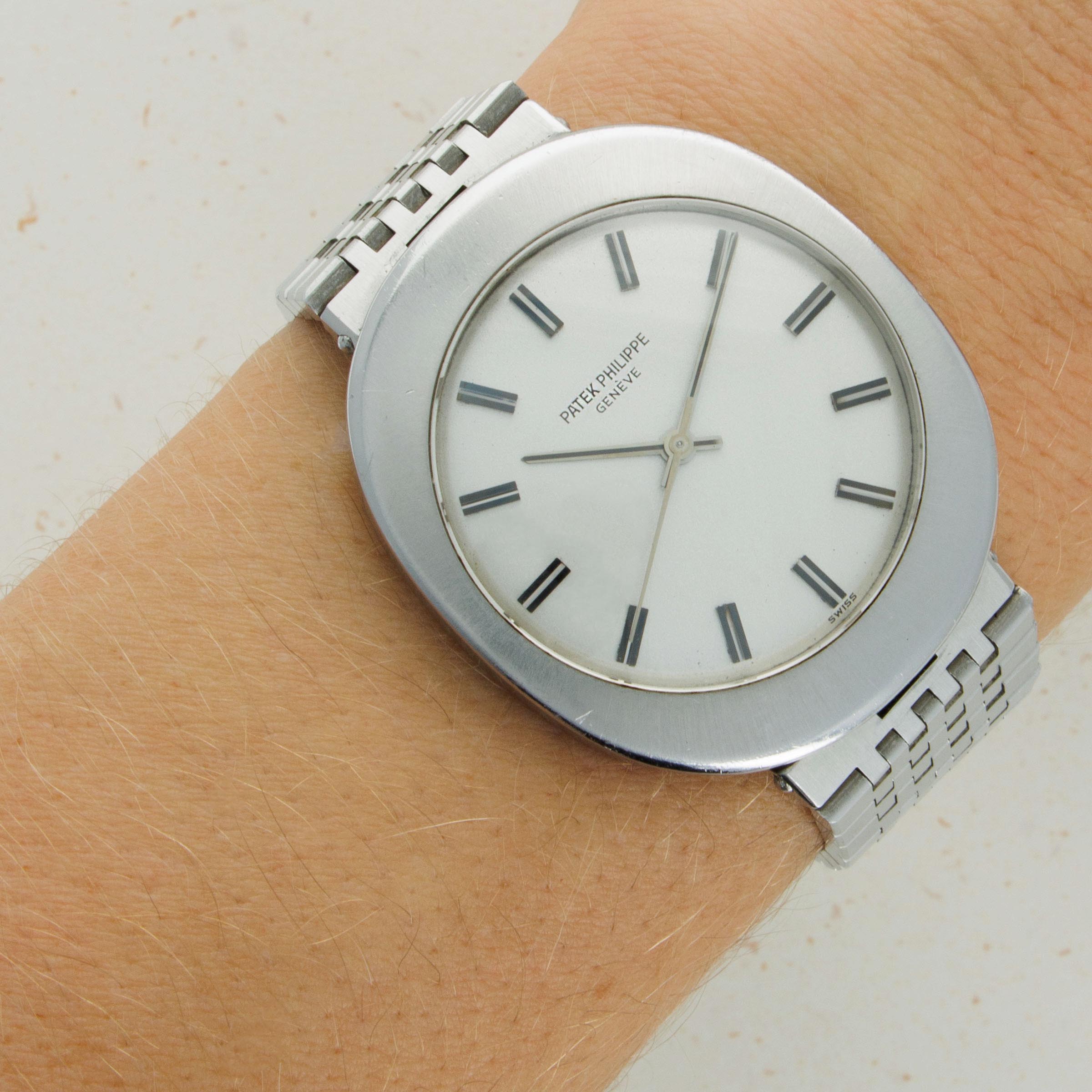 Patek Philippe 3580 Back Wind Stainless Steel with Papers