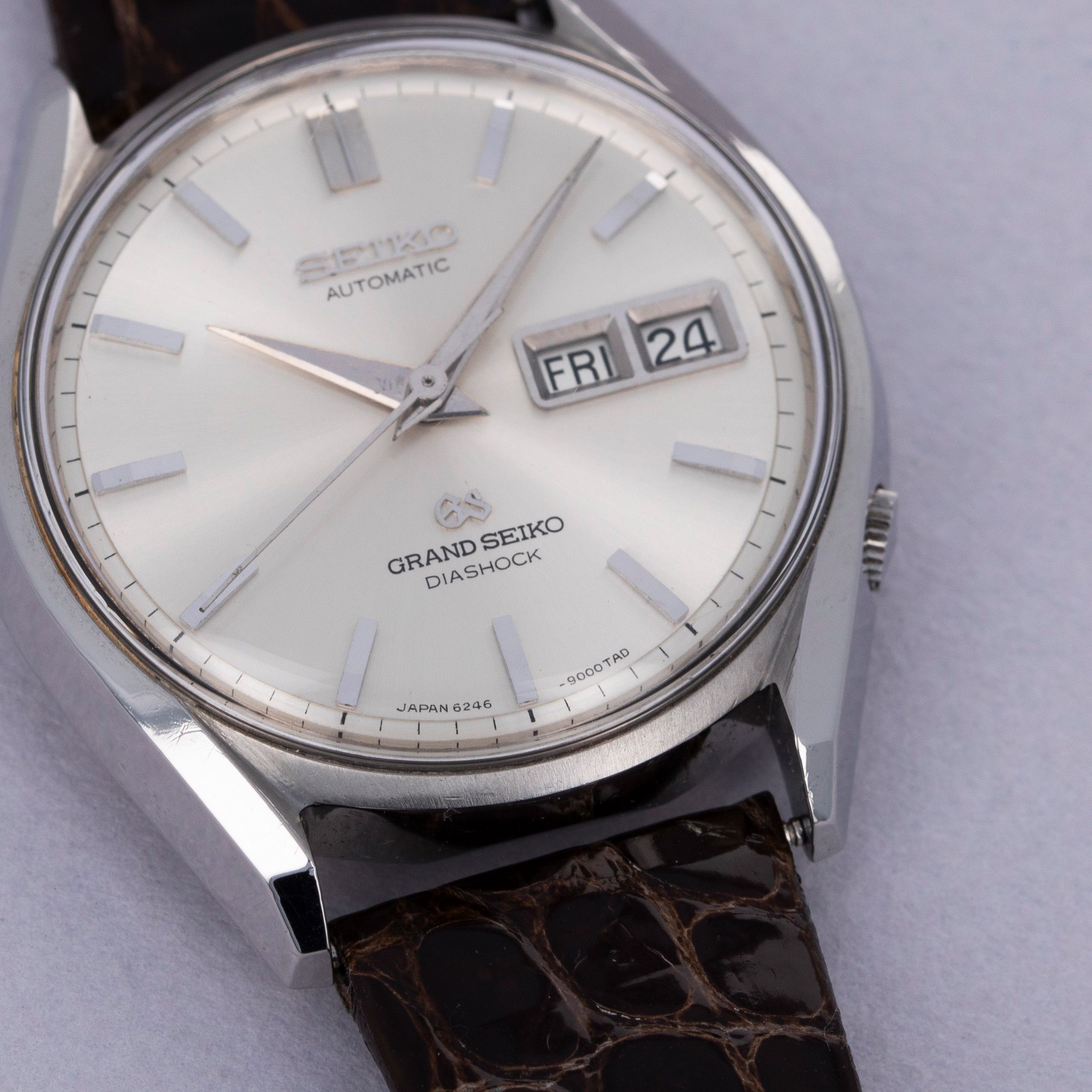 Grand Seiko 62GS Diashock 6246-9001 Stainless Steel | Auctions | Loupe This