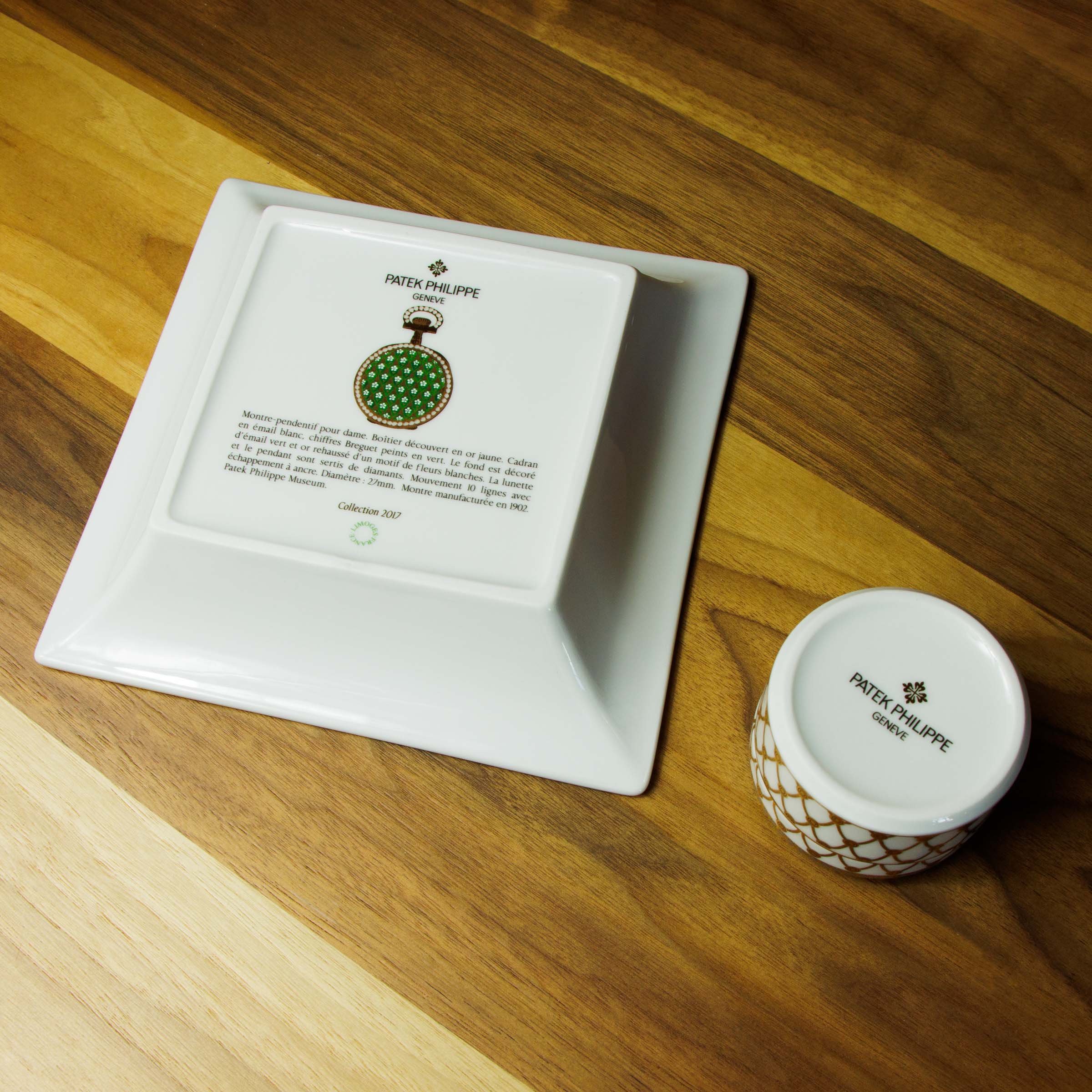 Patek Philippe Lot of Six Limoges Commemorative Porcelain Dishes