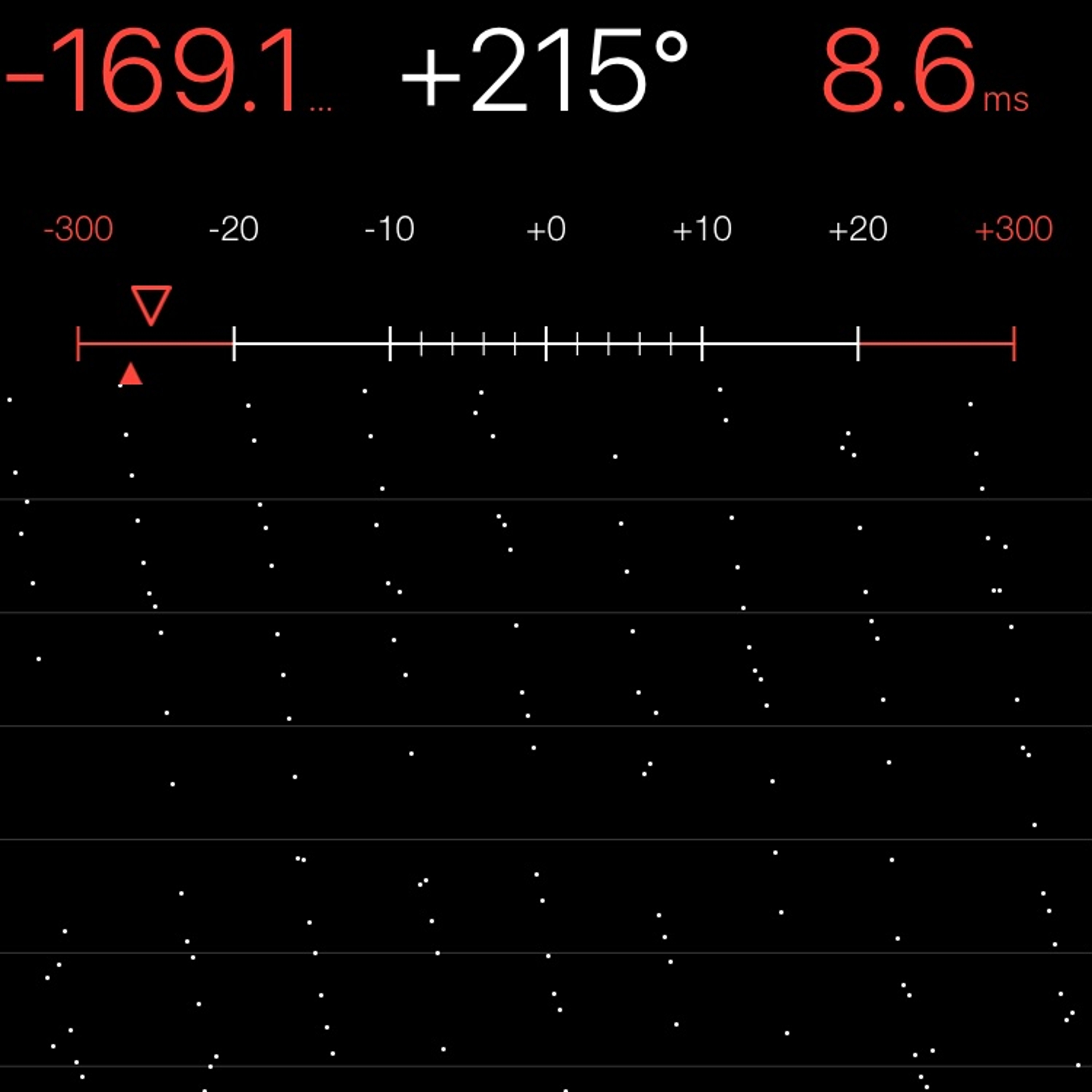 TIMING MACHINE READOUT