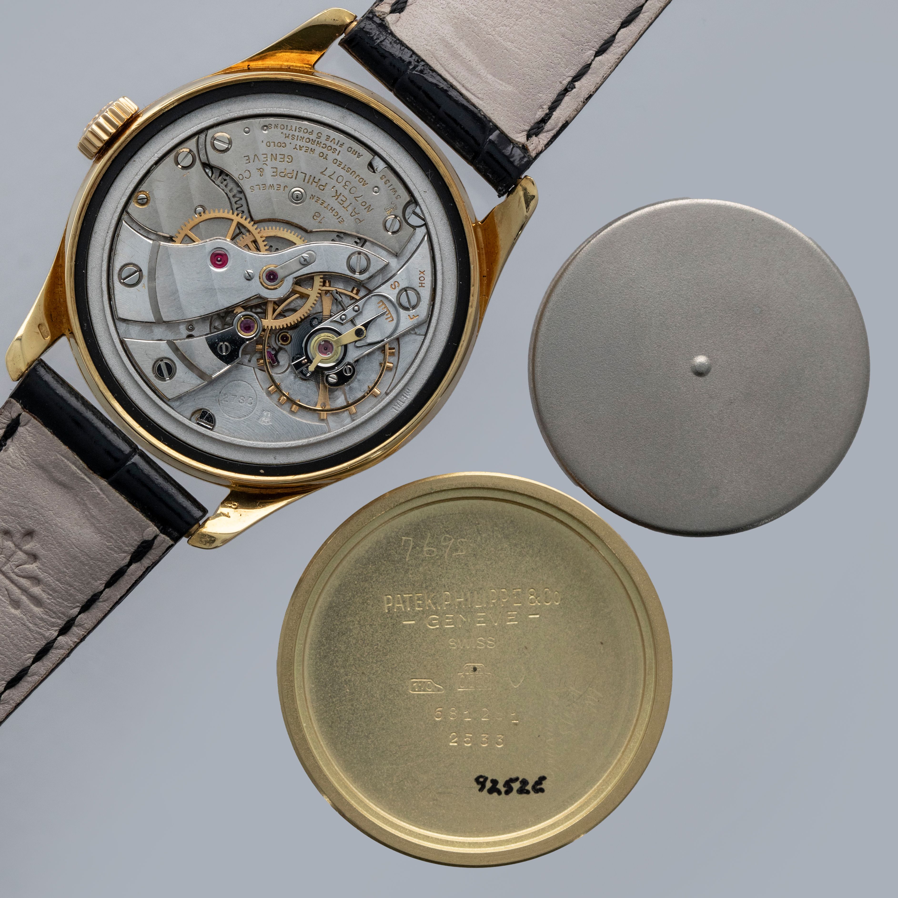 Patek Philippe 2533J 18k YG with Extract of the Archives