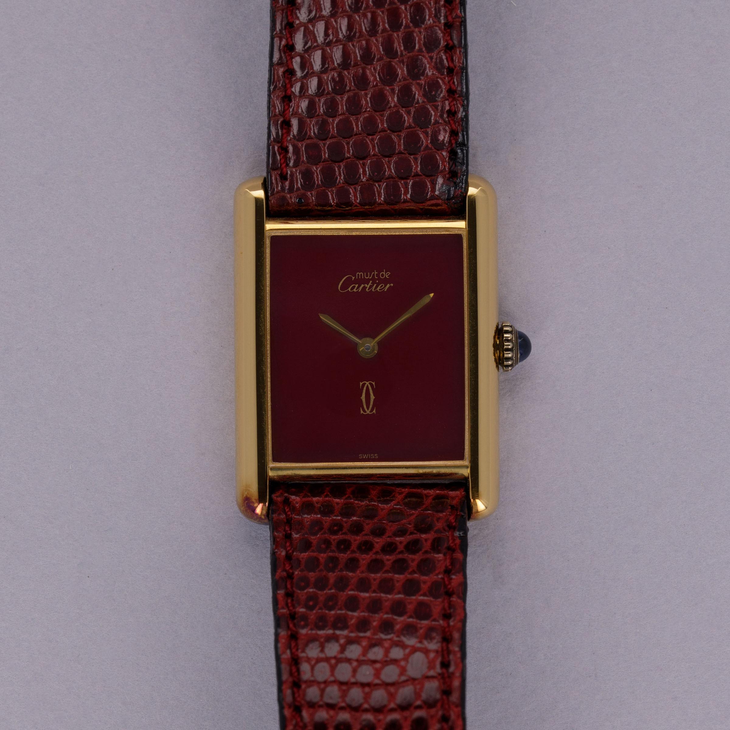 Cartier must de Cartier Tank Vermeil His and Hers Time