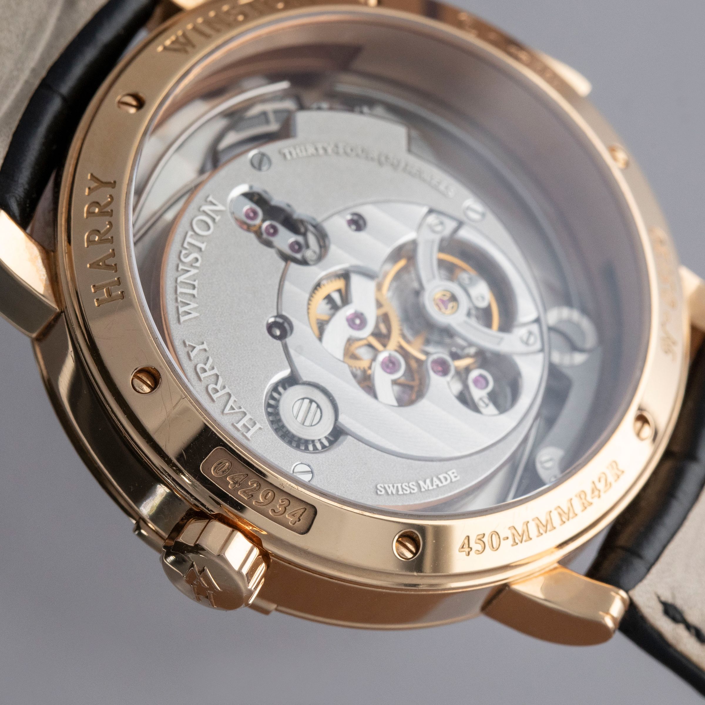 Harry Winston Midnight Minute Repeater 450-MMMR42R 18k RG