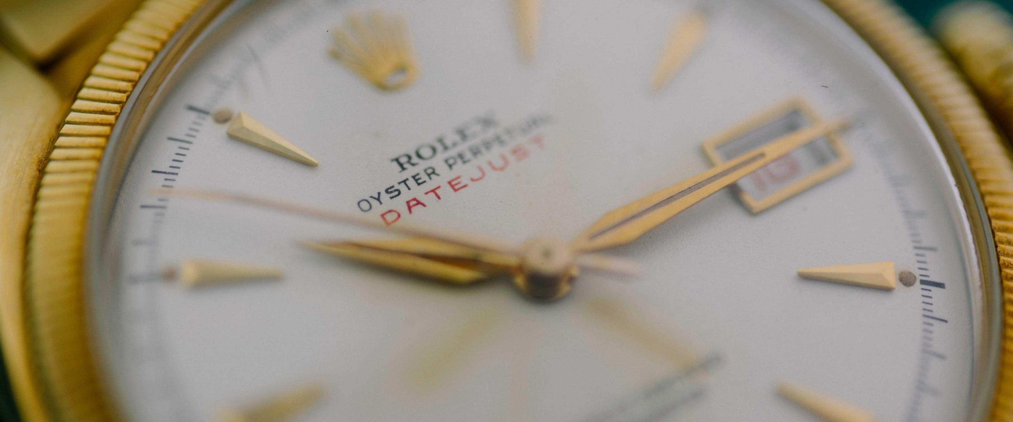 Up close watch detail