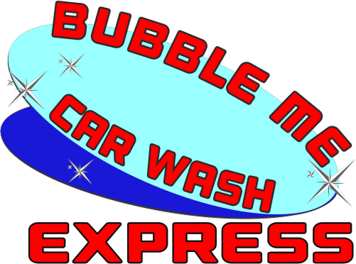 Bubble Me Express Car Wash location logo