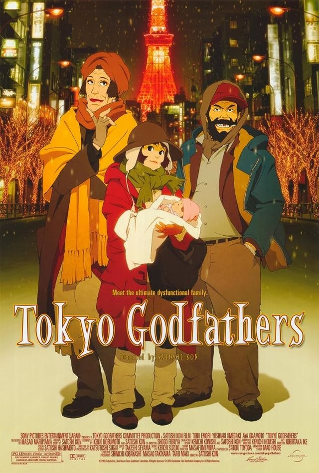 Plakat for 'Tokyo Godfathers'