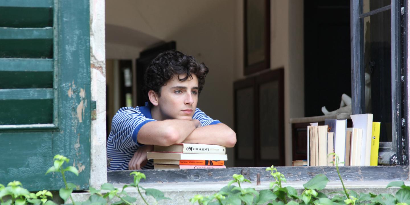 Timothée Chalamet i Call Me by Your Name