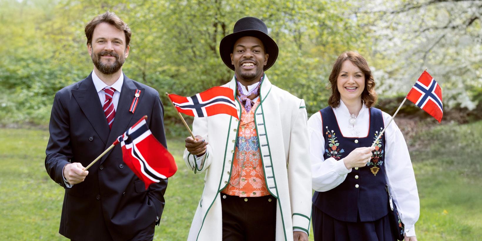 Kåre Magnus Bergh, Nathan Kahungu og Kirsti Falch-Nilsen