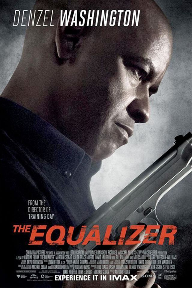 Chlöe Grace Moretz og Denzel Washington i The Equalizer