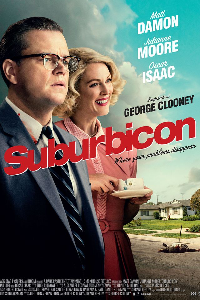 Julianne Moore og Matt Damon i Suburbicon