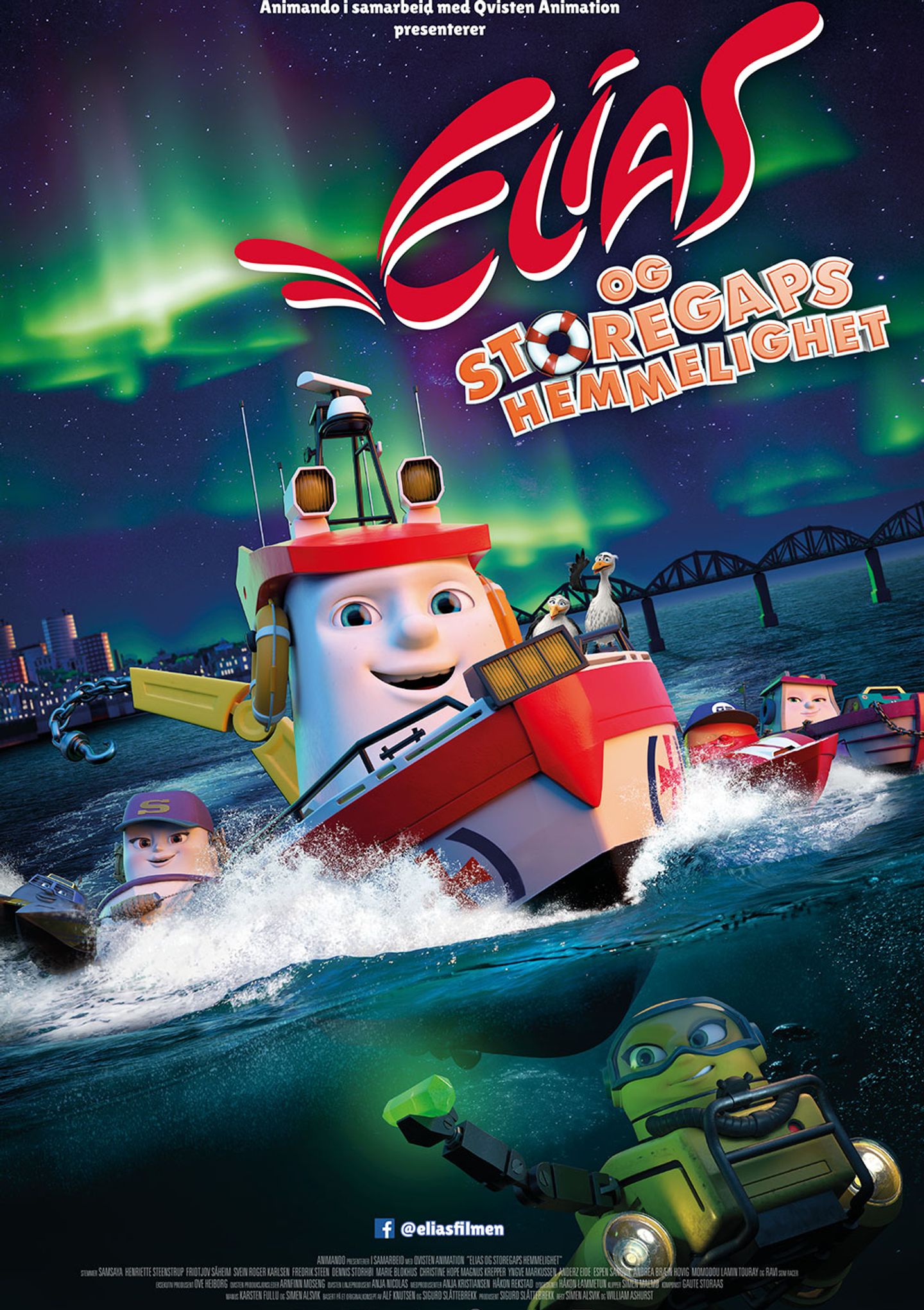 Plakat for 'Elias og Storegaps hemmelighet'