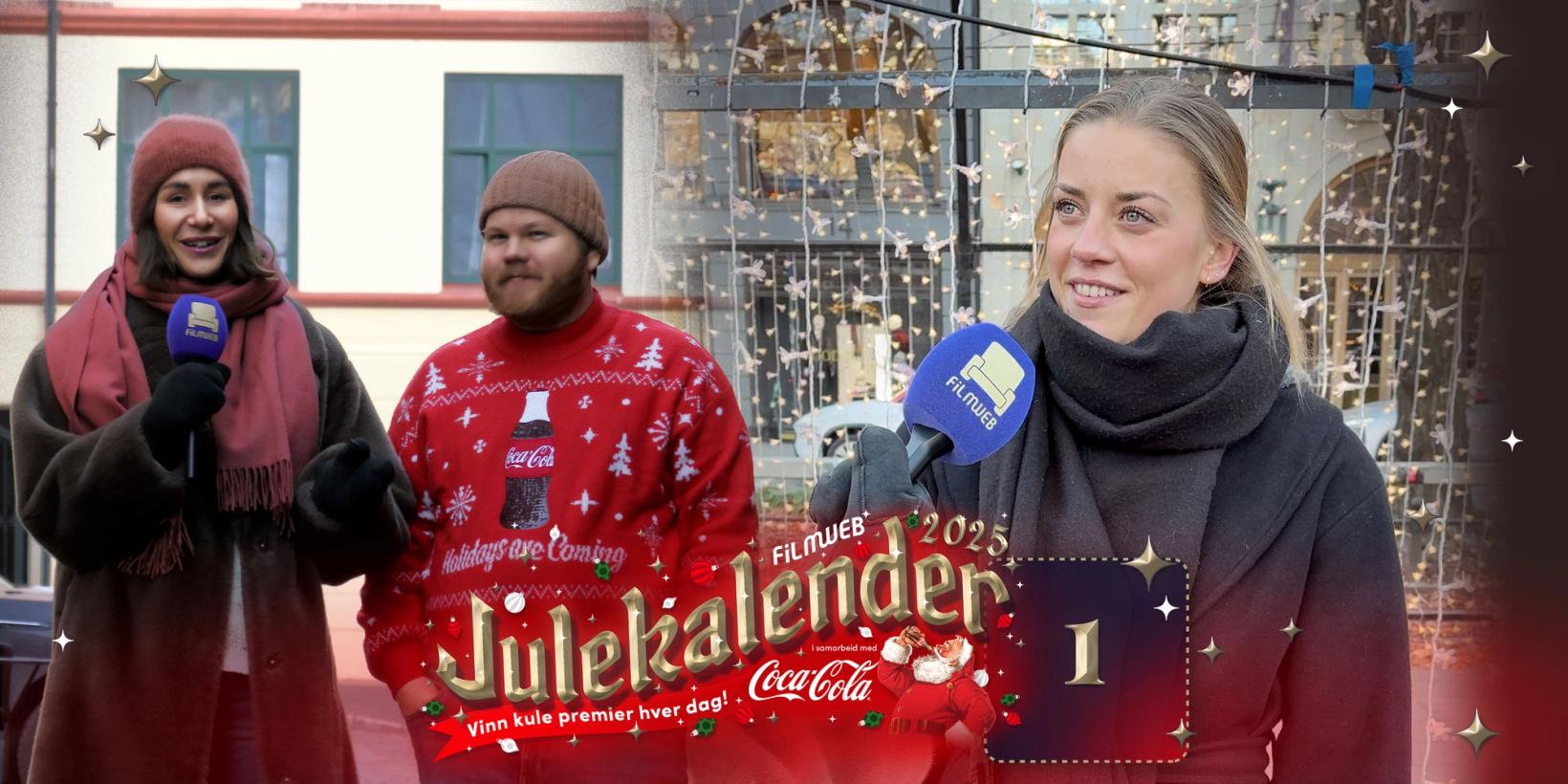 Filmwebs julekalender 2025 i samarbeid med Coca-Cola Zero Sugar – luke 1