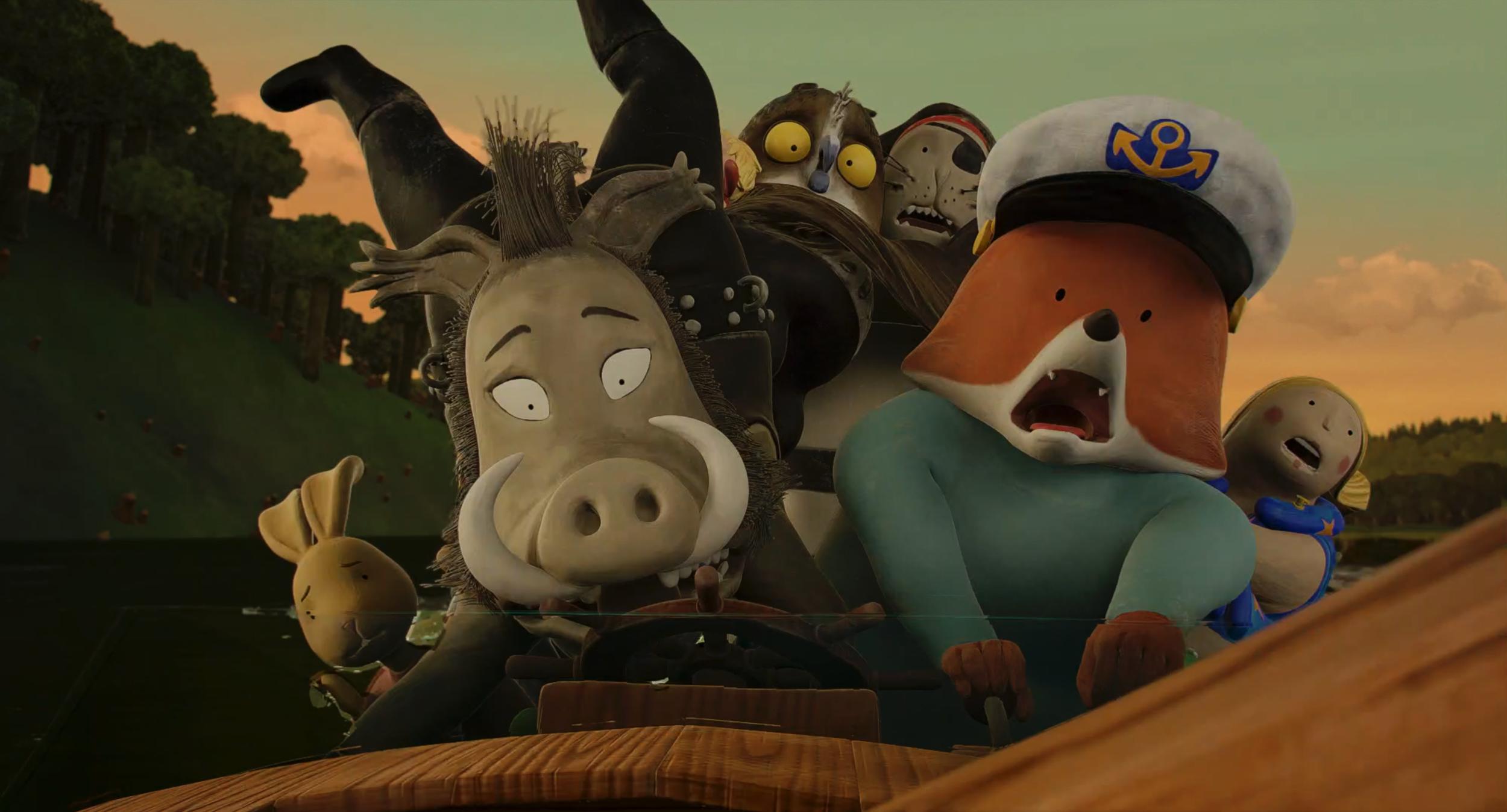 Bilde fra 'Rev og Hare redder skogen'