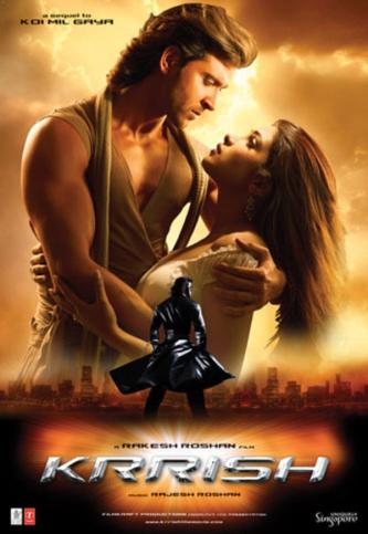 Plakat for 'Krrish - Åpningsfilm Bollywood festival Klingenberg'