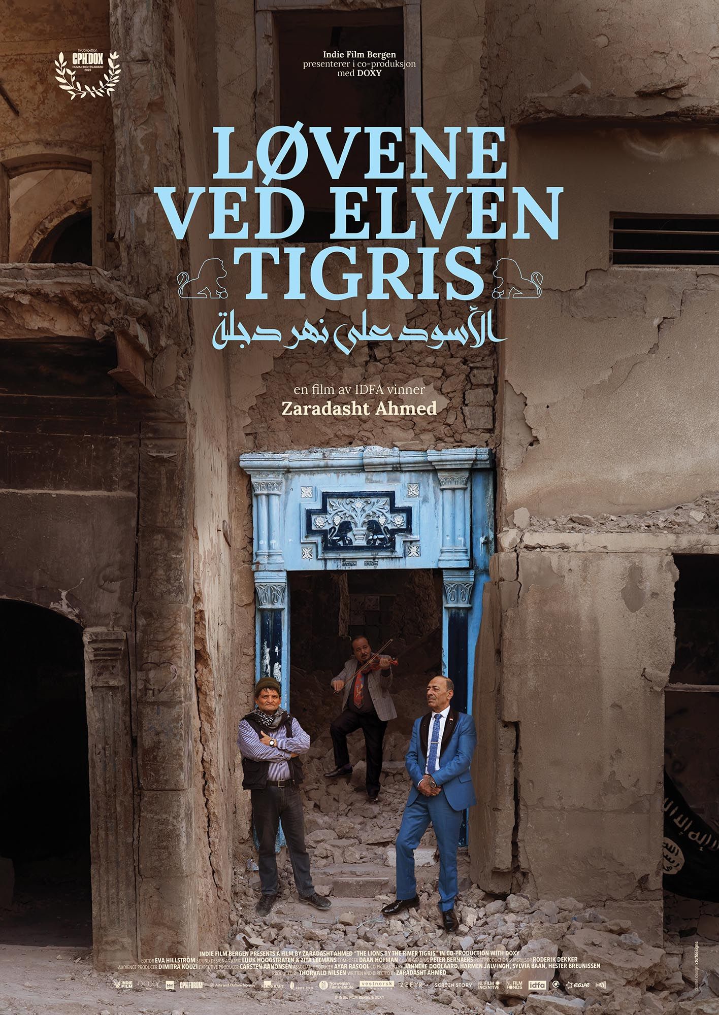 Plakat for 'Løvene ved elven Tigris'