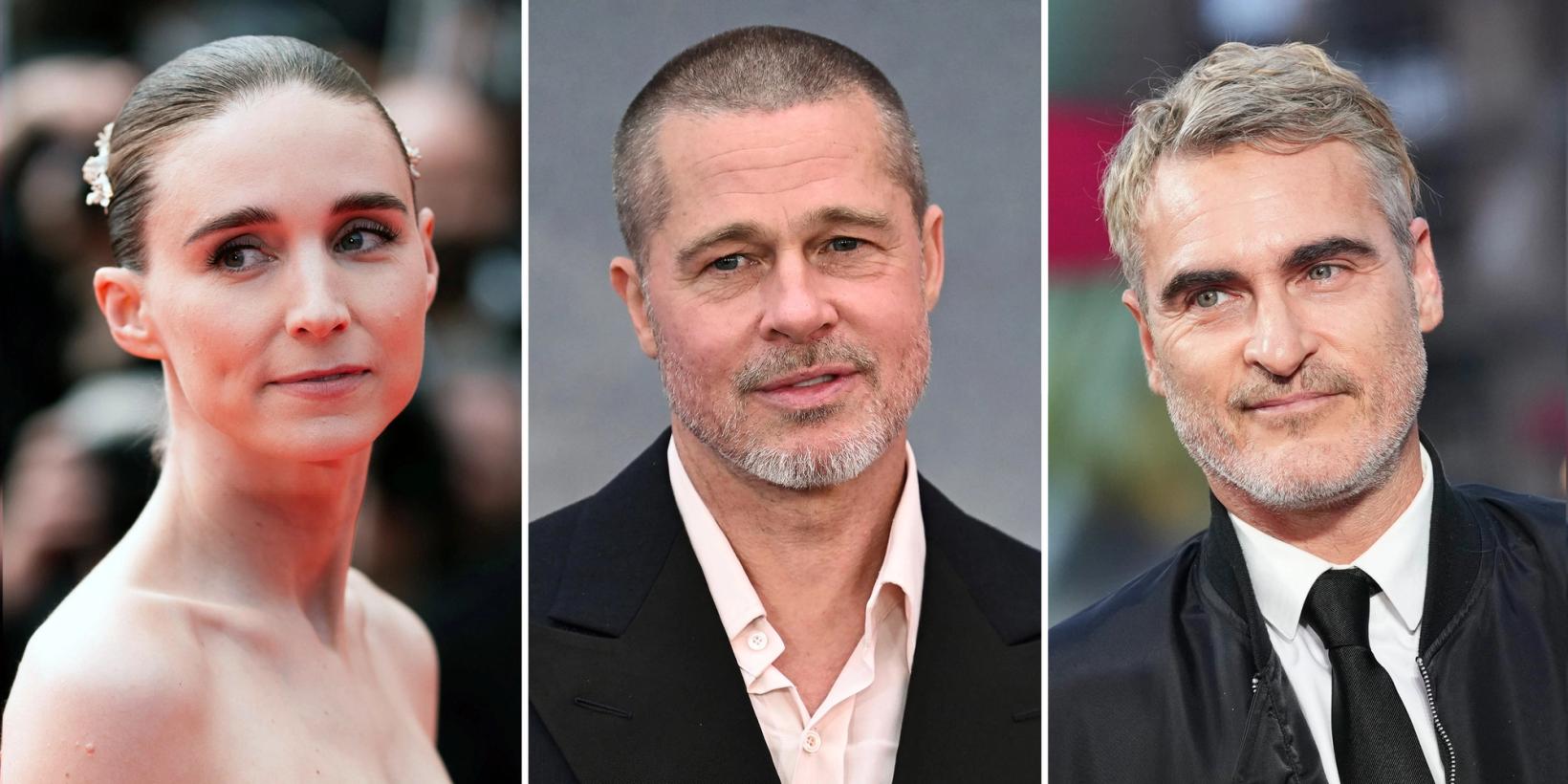 Rooney Mara, Brad Pitt og Joaquin Phoenix