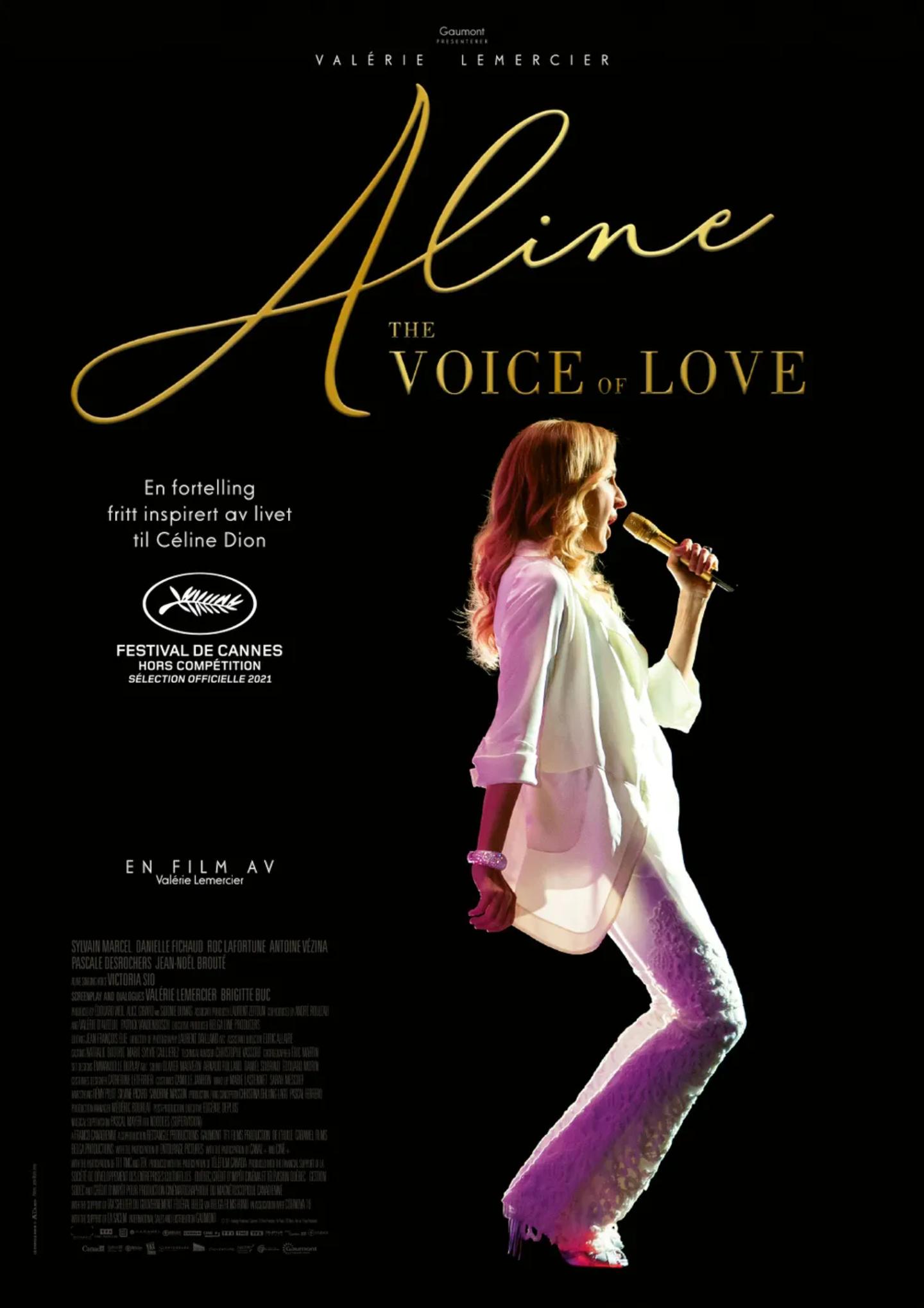 Plakat for 'Aline: The Voice of Love'
