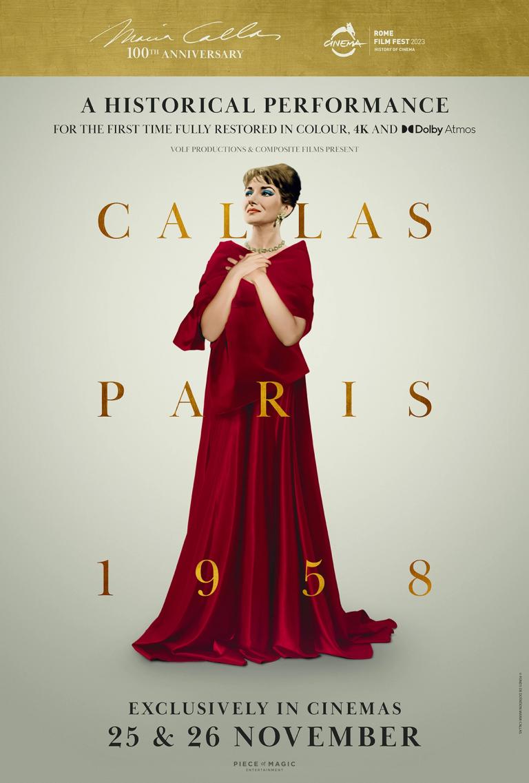 Plakat for 'CALLAS - PARIS, 1958'