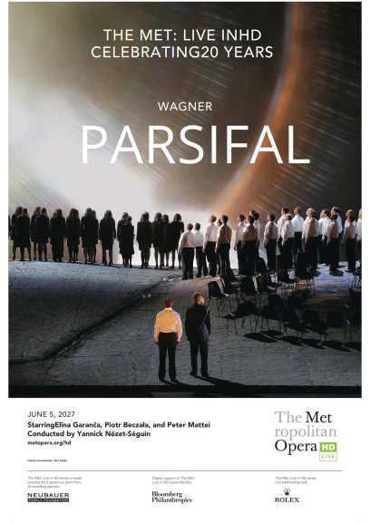 Plakat for 'The Met Opera: PARSIFAL (Wagner)'