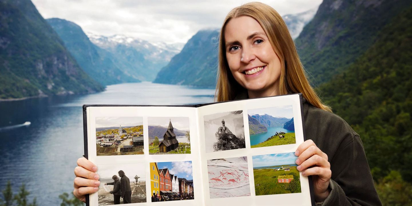 Silje Nordnes i promobilde for Vår verdensarv