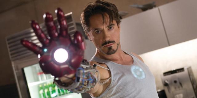 Robert Downey Jr. som Tony Stark i Iron Man fra 2008