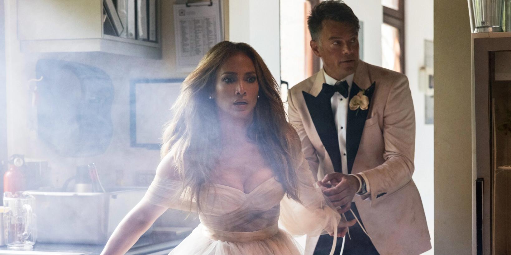 Jennifer Lopez og Josh Duhamel i Shotgun Wedding