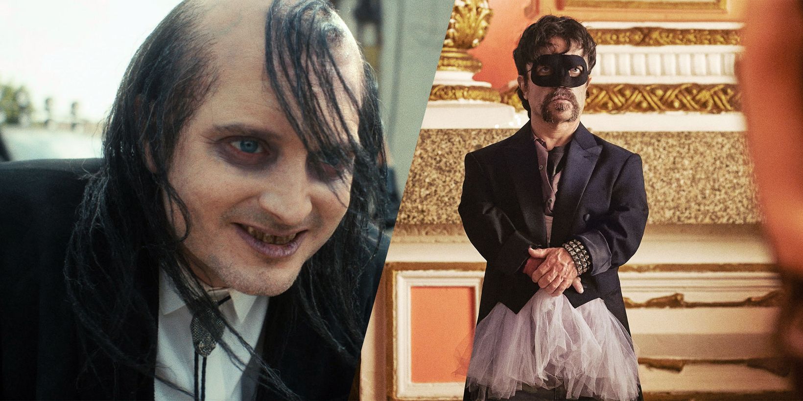 Elijah Wood og Peter Dinklage i The Toxic Avenger (2023)
