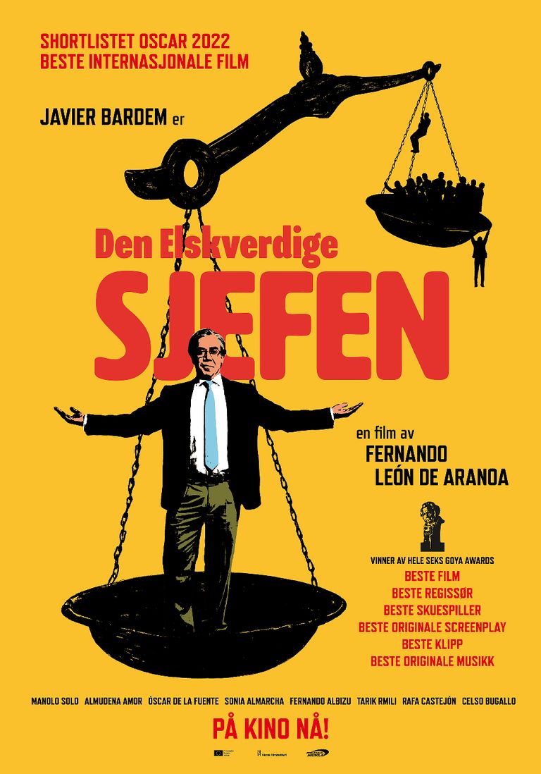 Plakat for 'Den elskverdige sjefen'