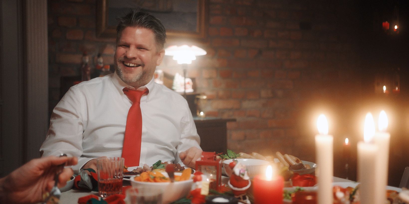 Brillebjørn feirer jul