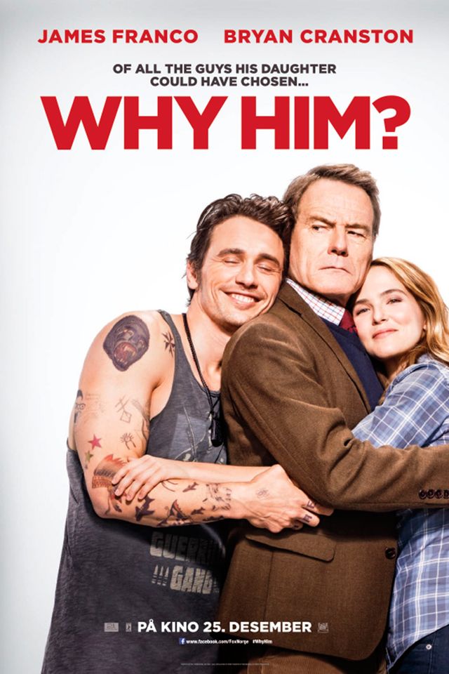 Bryan Cranston og James Franco i Why Him?