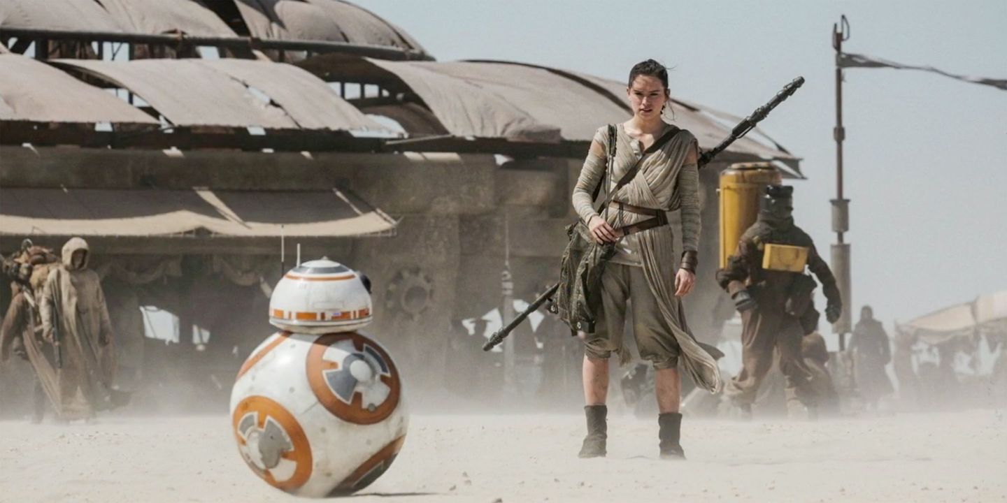 Daisy Ridley i Star wars: The Force Awakens