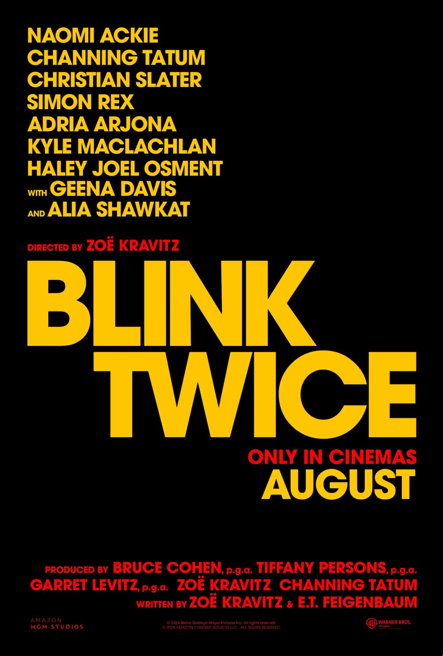 Plakat for 'Blink Twice'