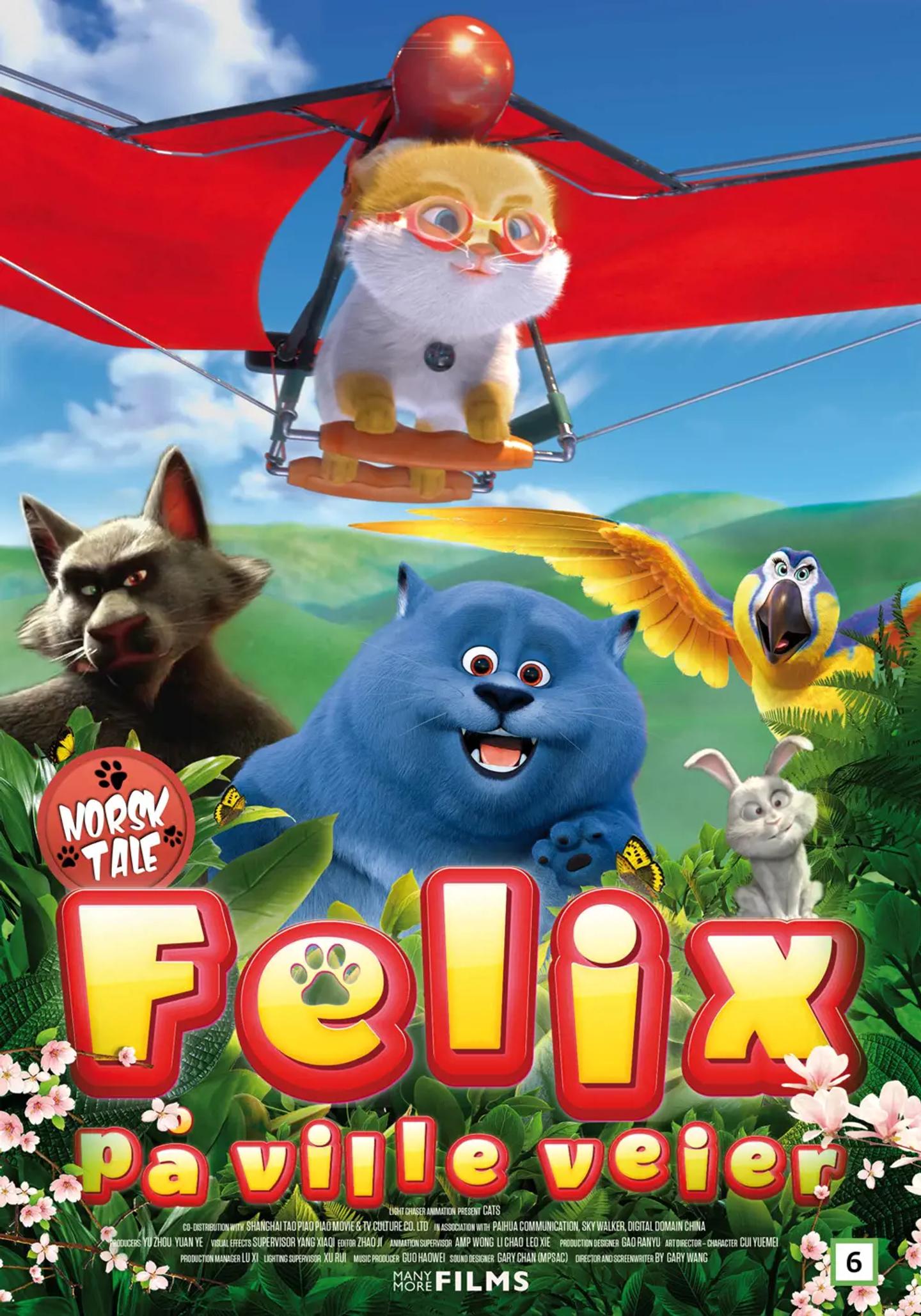 Plakat for 'Felix på ville veier'
