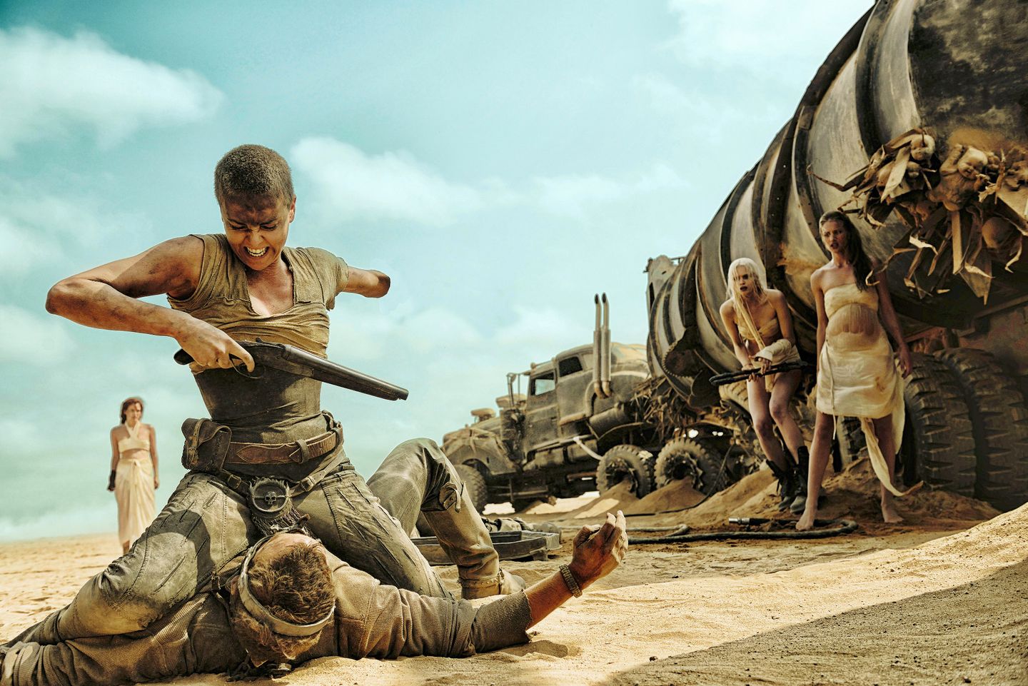 Charlize Theron som Furiosa i Mad Max: Fury Road