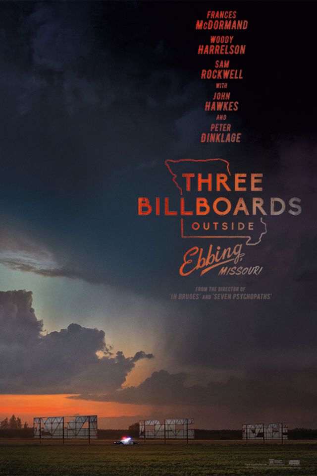 Sam Rockwell og Frances McDormand i Three Billboards Outside Ebbing, Missouri