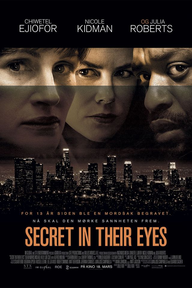 Julia Roberts, Nicole Kidman og Chiwetel Ejiofor i Secret in Their Eyes