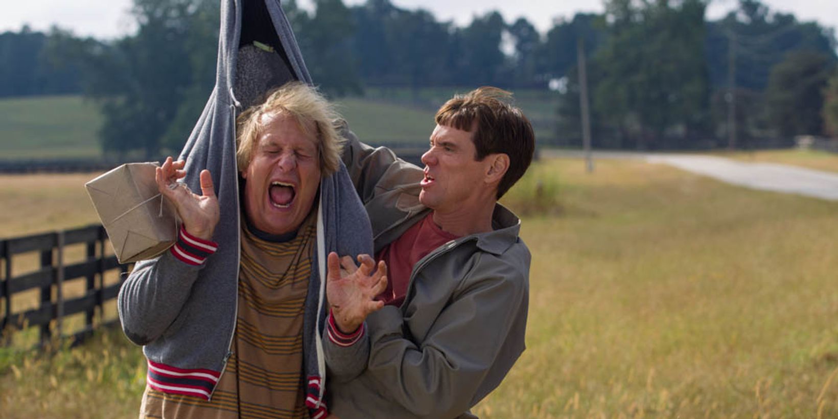 Jim Carrey og Jeff Daniels i Dum og Dummere 2