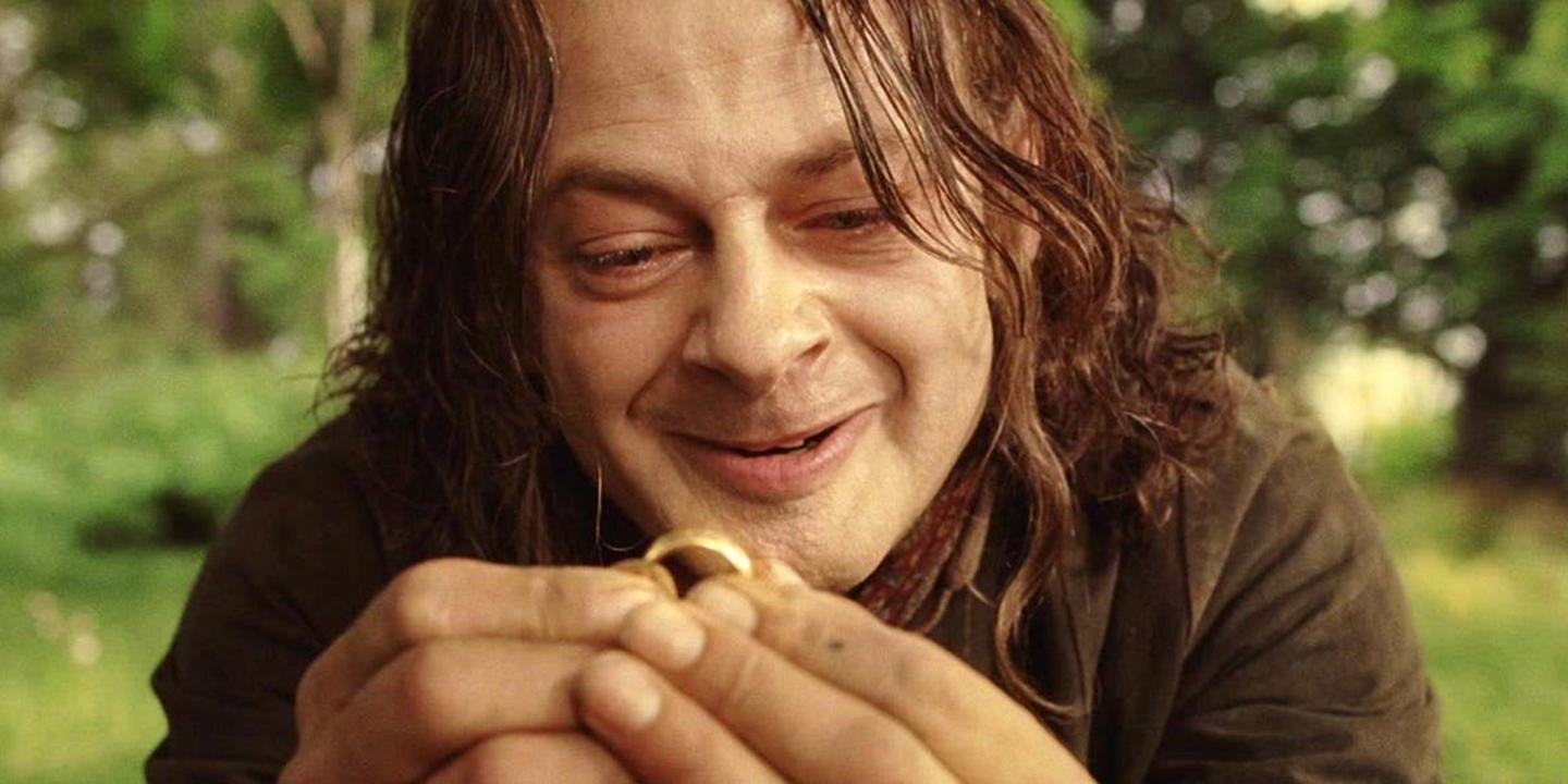 Andy Serkis som Smeagol i Ringenes herre