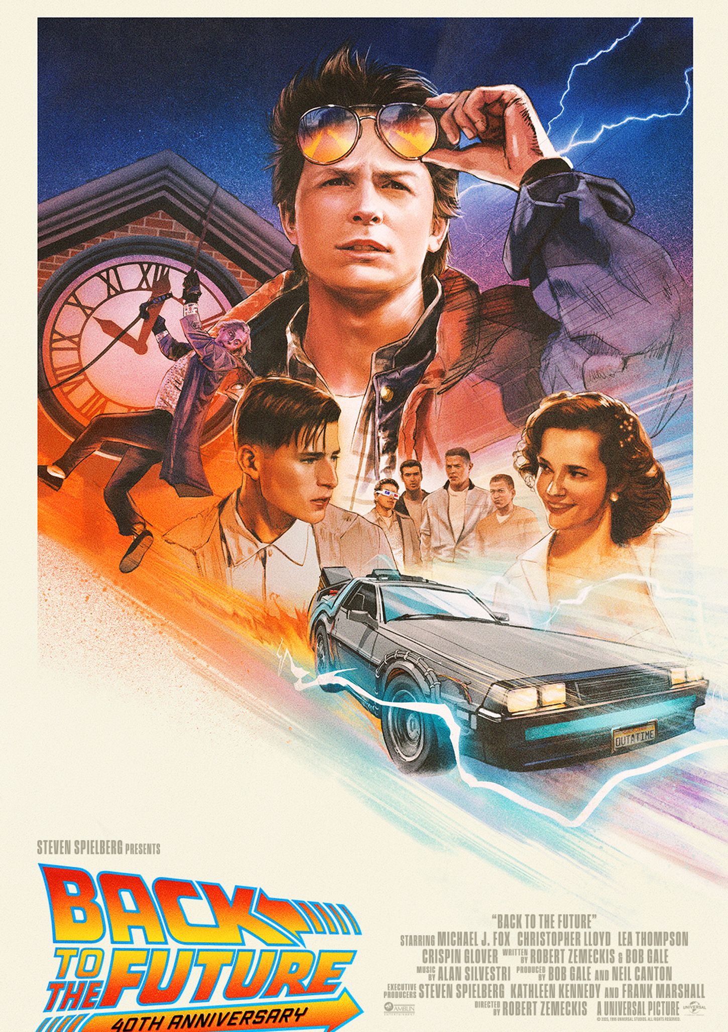 Plakat for 'Back to the Future (40th Anniversary)'