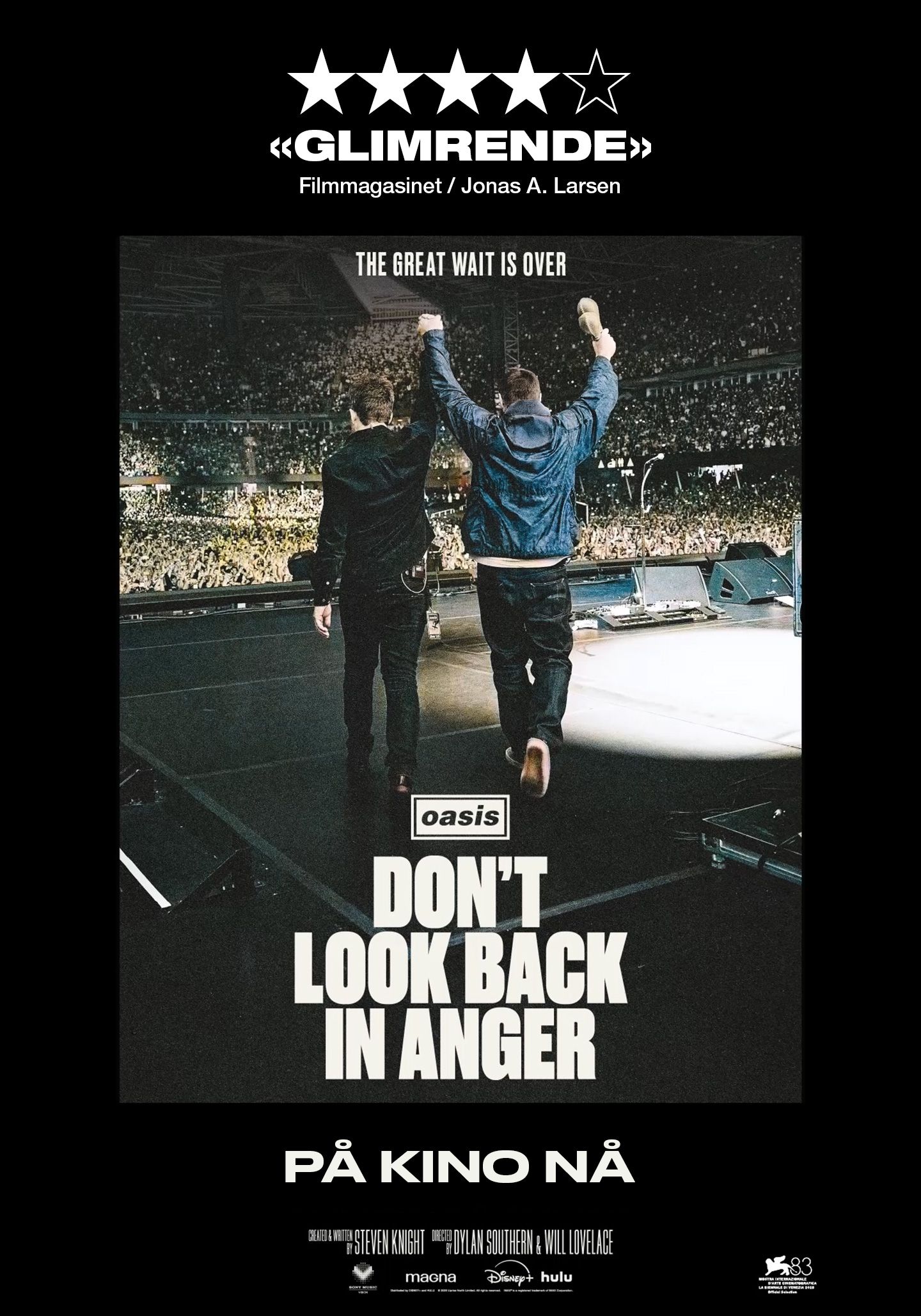 Plakat for 'Oasis: Don't Look Back in Anger'