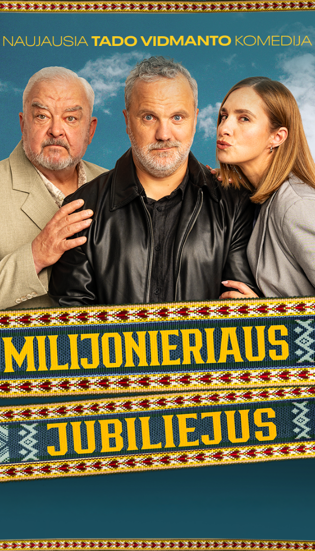 Plakat for 'Milijonieriaus jubiliejus'