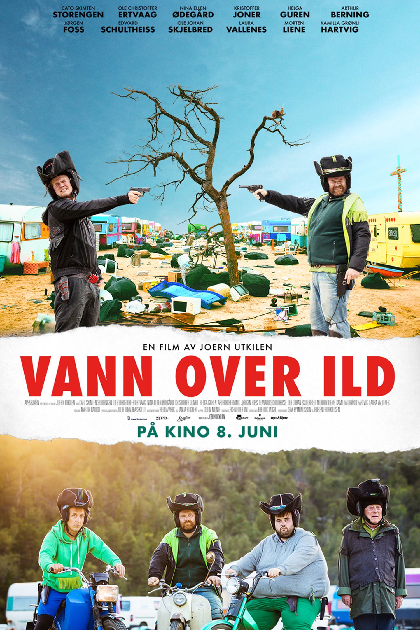 Plakat for 'Vann over ild'