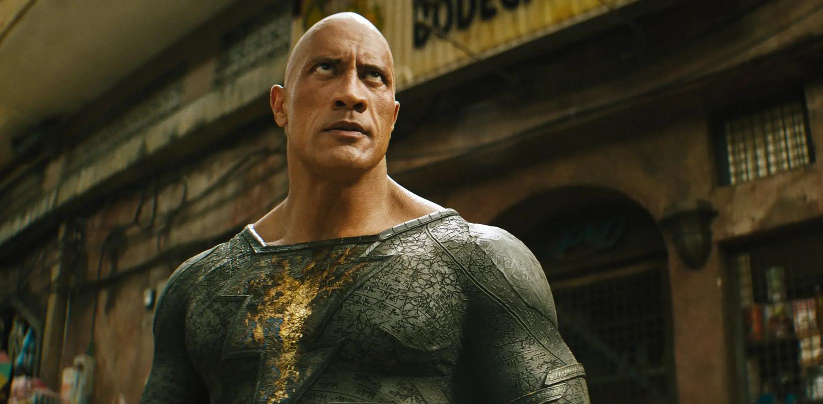 Dwayne Johnson in a garment