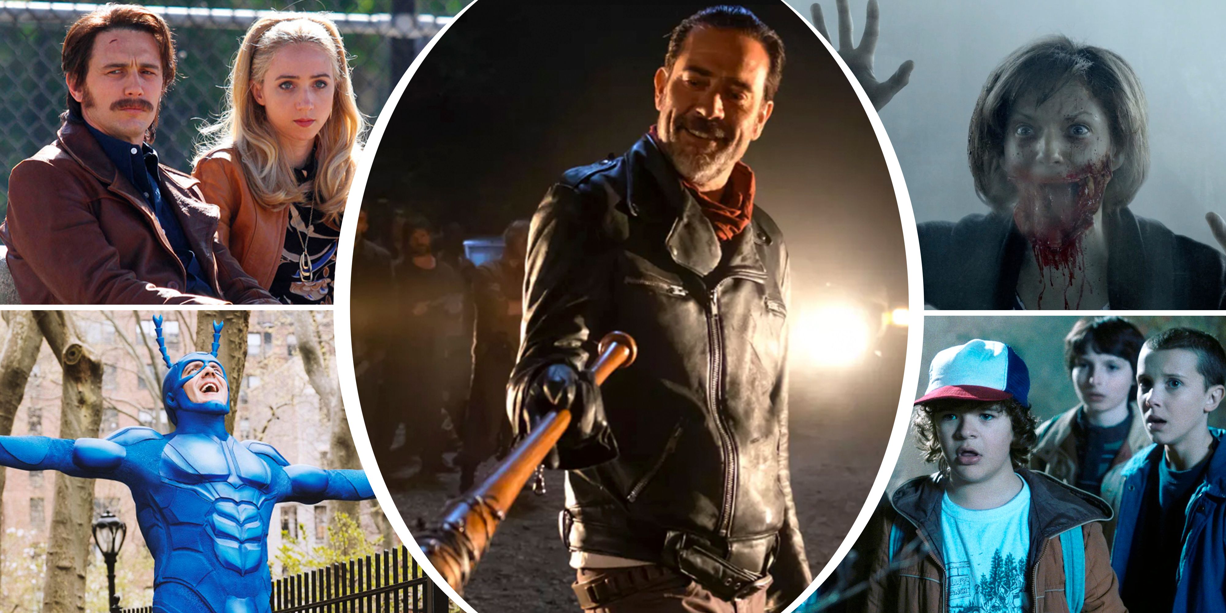 The Deuce, The Mist, The Tick, Stranger Things og The Walking Dead
