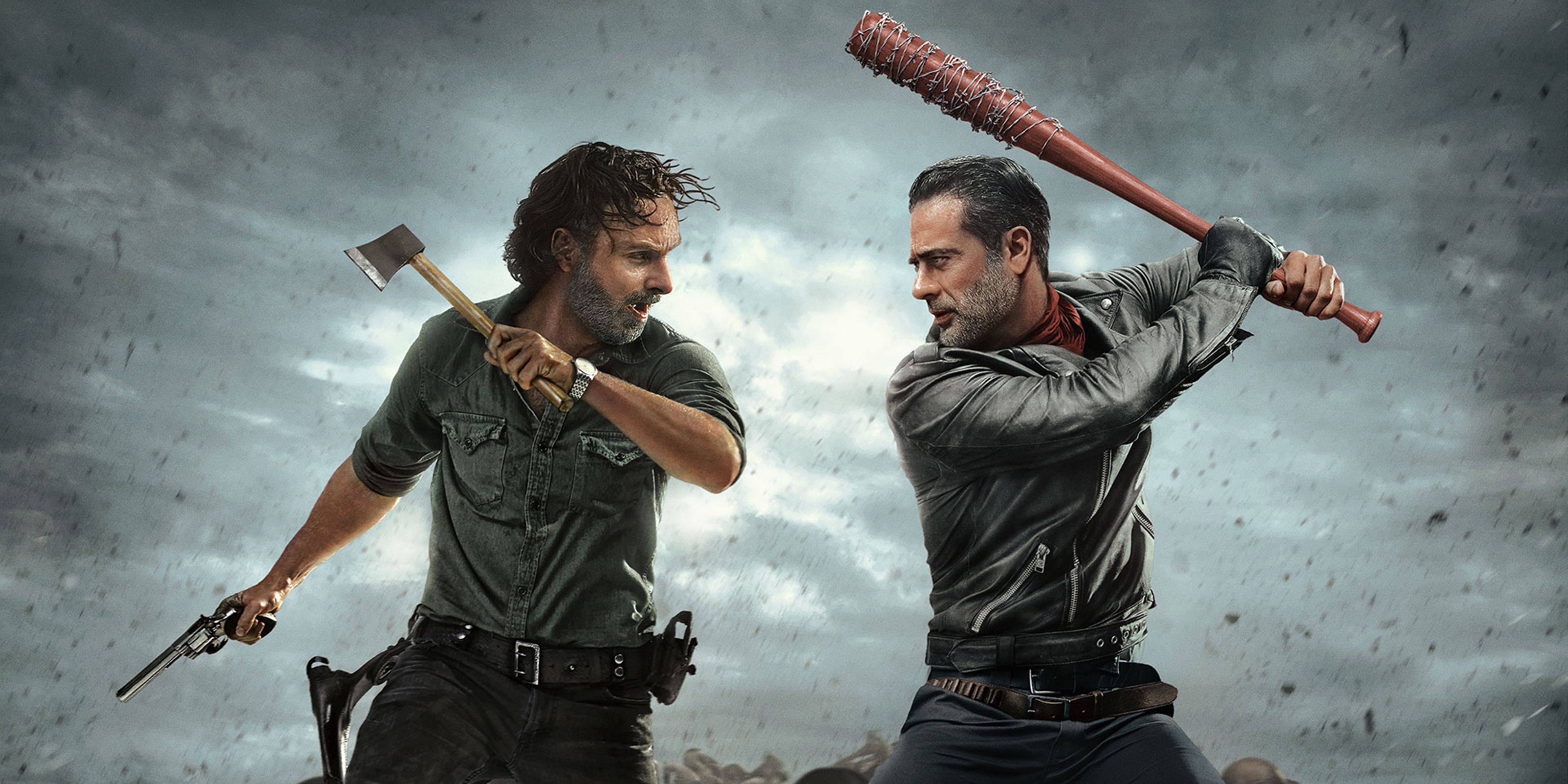Rick og Negan i The Walking Dead