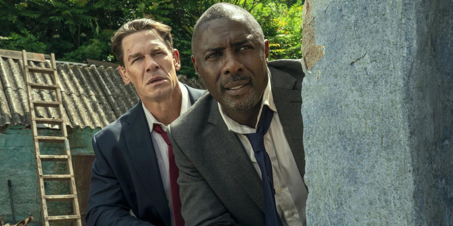 John Cena og Idris Elba i Heads of State